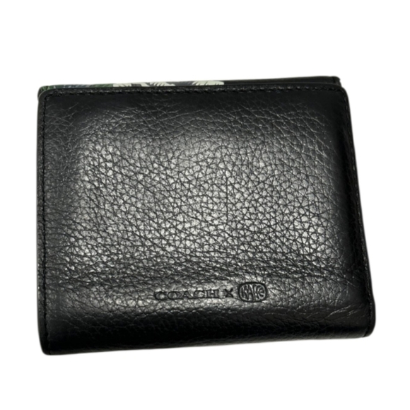 Coach Georgie Small Wallet in Signature Canvas with Kaffe Fassett Print - Picture 9 of 10